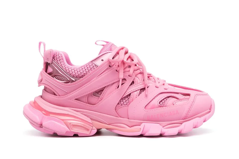 Balenciaga Track Sneaker LED Mesh and Nylon Reps "Pink"