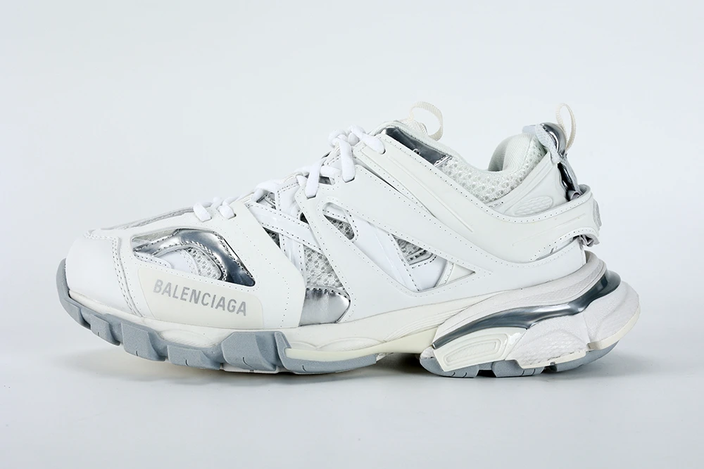 BALENCIAGA Track Sneaker White & Silver