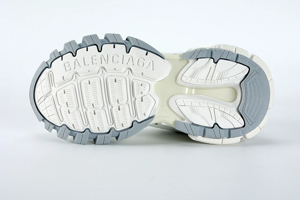 BALENCIAGA Track Sneaker White & Silver