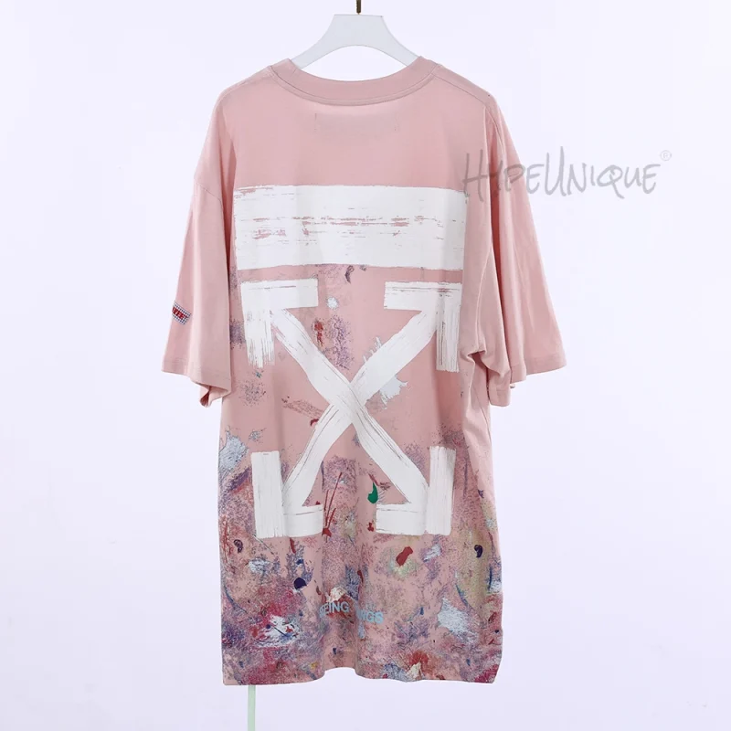 Off-White Fireworks T-Shirt Pink